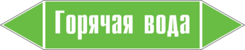 Маркировка трубопровода "горячая вода" (пленка, 507х105 мм) - Маркировка трубопроводов - Маркировки трубопроводов "ВОДА" - . Магазин Znakstend.ru